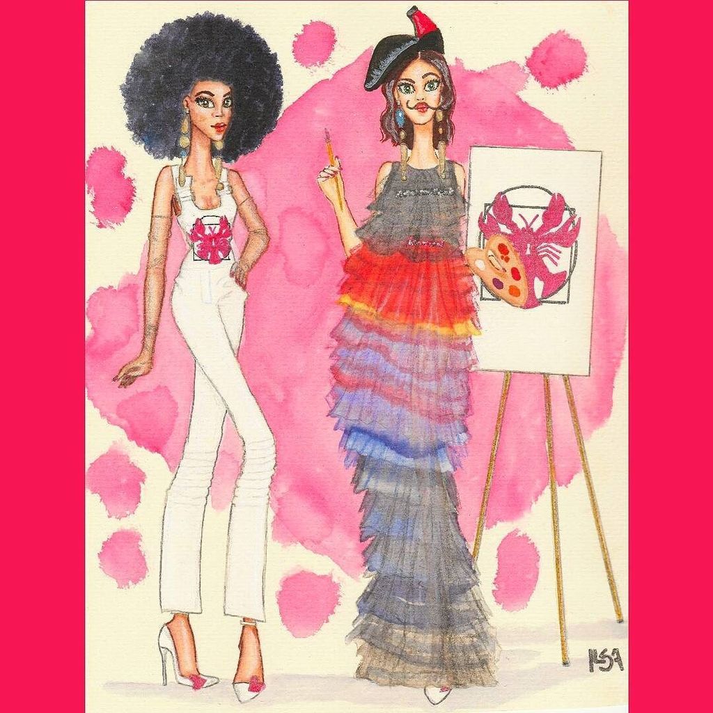 ilsakings_arts's tweet photo. My submission for @drawadot @elsaschiaparelli F/W 2017 #drawadotschiaparelli *
*
*
*
#fashion #schiaparelli #coutu… https://t.co/EGUbRMvLBp https://t.co/ckG8C7G5JV