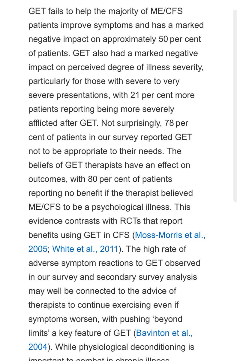 From <a href="/keithgeraghty/">Dr Keith Geraghty</a> et al's recent paper looking at surveys from thousands of ME patients. GET does not come out well!
#stopGET #pwme