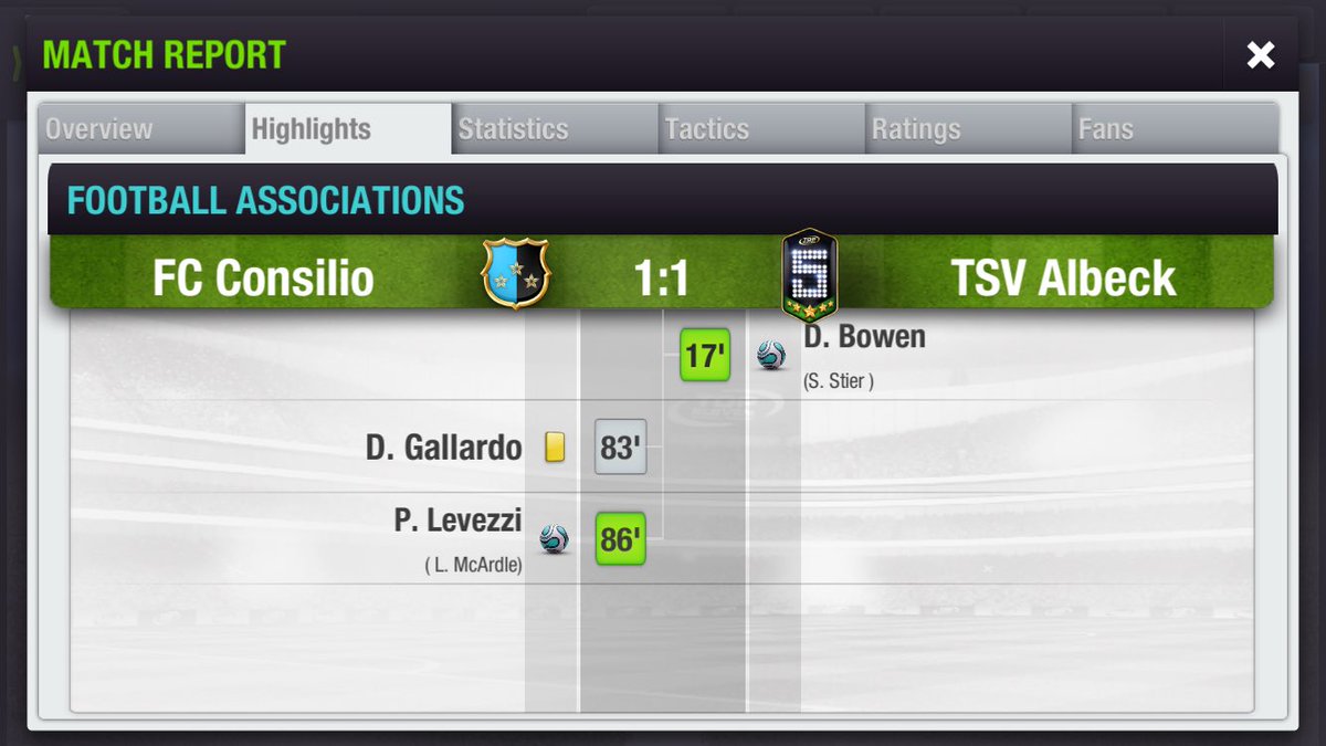 Our Association debut game ended in a tight 1-1 Draw with a late equaliser from Levezzi!⚽️ Away fixture KO @ 8pm tonight🤙🏻