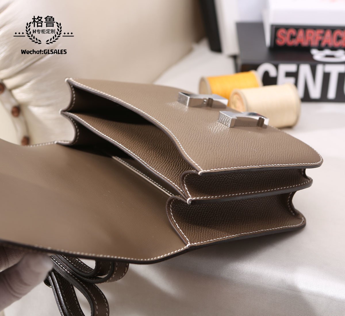 Tophandbag's tweet photo. Spot, pig nose #Roulis 22 sewing custom Epsom ck18 elephant grey etoupe silver https://t.co/aSUkzjZnDi:WeChat:GLSALES #爱马仕 #Hermes #handbags https://t.co/kFuT6oKSj8