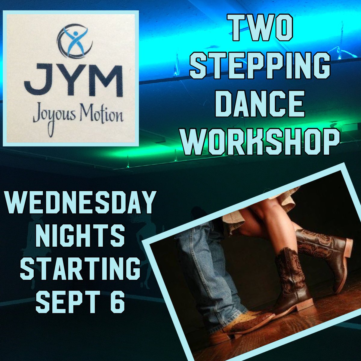 JoyousMotion's tweet photo. Time is running out! Register for our 4-week long two-step dance lessons, starting Wednesday, September 6th! Click: https://t.co/p57XH8HEXM https://t.co/HCInsXcnvJ