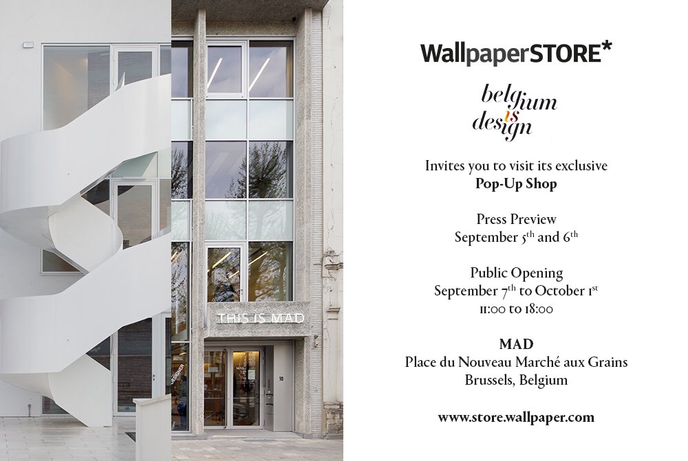 masgilles's tweet photo. #Brussels ❤️ #Design #GettingReadyForMore #BelgiumIsDesign @store_wallpaper @visitbrussels @Madbrussels #PopUpShop #DesignSeptember https://t.co/gfvIpVrhot