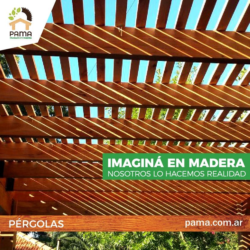 PAMAmadera's tweet photo. Cambiá un espacio de tu casa, cambiá tu vida.
#Imagináenmadera, nosotros lo hacemos realidad. 
#trabajosenmadera #pergola #patio #jardin https://t.co/VfseeBg6EZ