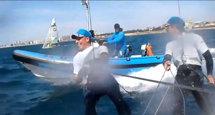 It's looking like GBR 1-2 at the <a href="/49erSailing/">49er / 49erFX Class Association</a> Worlds!! (Subject to no protests)
GOLD for Fletcher-Bithell 
SILVER for Peters-Sterritt
