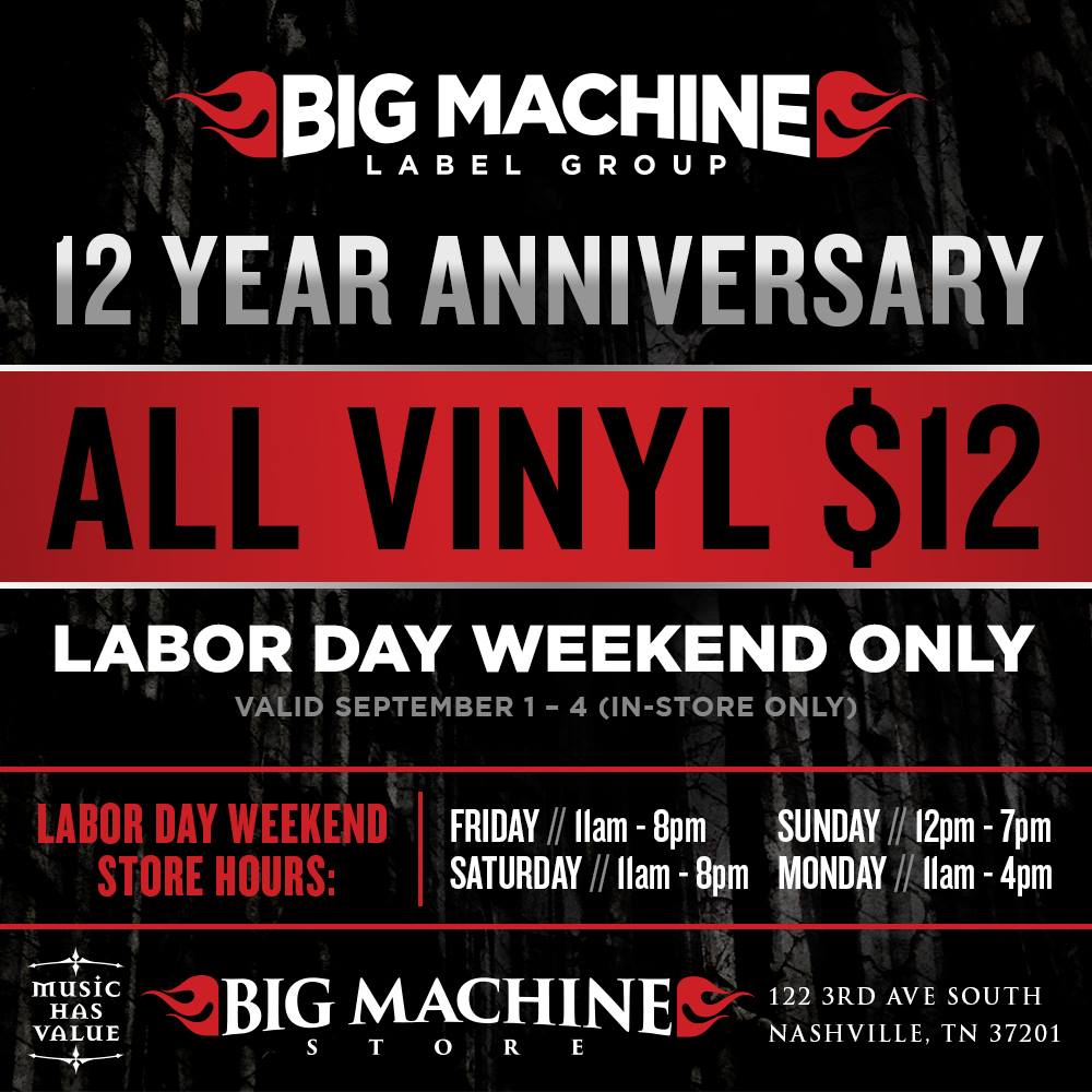 scottborchetta's tweet photo. THE CELEBRATION CONTINUES HIS WEEKEND AT THE BIG MACHINE STORE. COME SEE US! @BigMachine @BigMachineRocks https://t.co/9Otm5ZmaFb