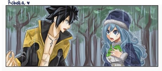 AnimeHive's tweet photo. Pretty much me, some loving Gray &amp; Juvia art for you☺️💙 #FairyTail https://t.co/DhhN03vjl4