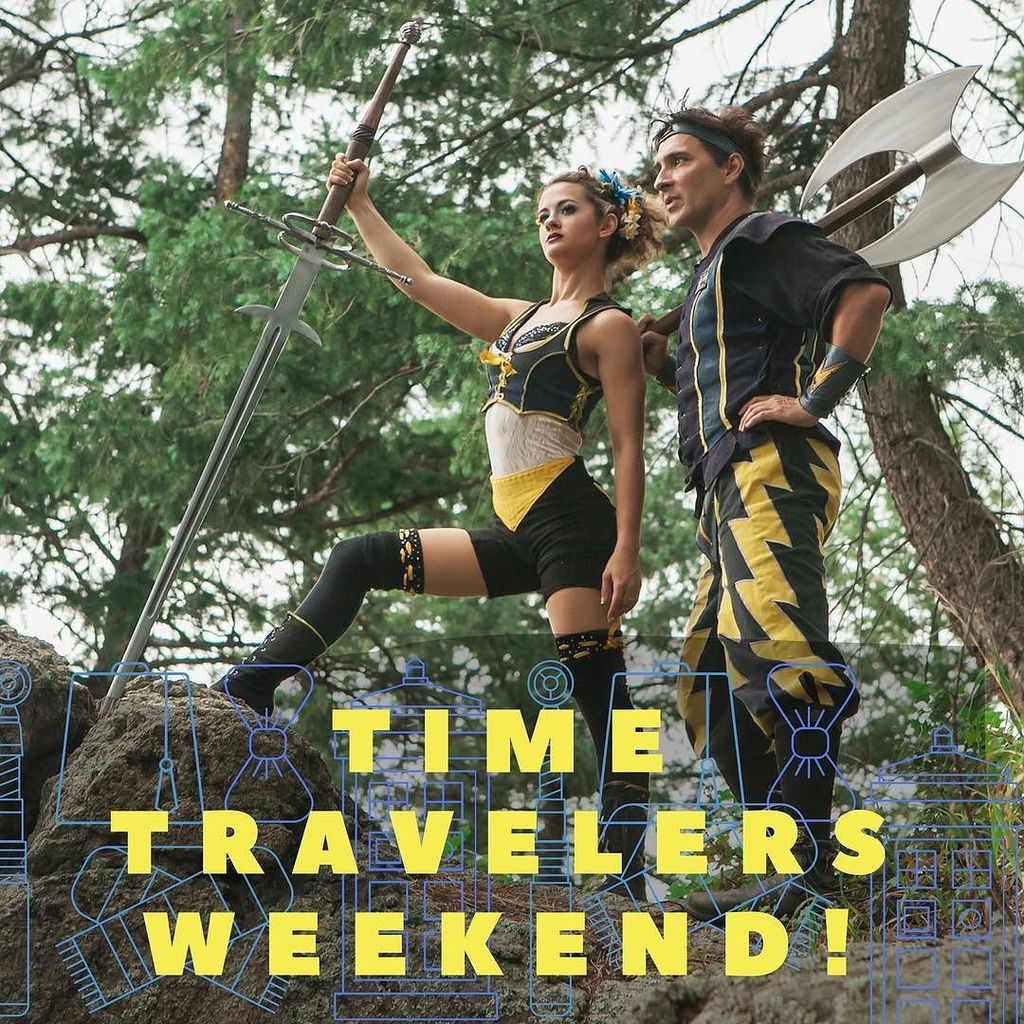 🌀Wibbly Wobbly Timey Wimey 🌀It's a three day weekend!! Catch the <a href="/Acrobatrix/">Leah Orleans</a> show at the @newyorkrenaissancefaire today, tomorrow and Monda…