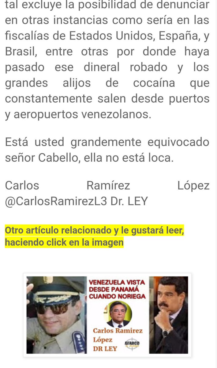 ManoloToledo_M's tweet photo. #2Sep @carlosramirezl3 subraya, casos de #DCabello serán sometidos a Justicia Universal

https://t.co/9hu4L3OwzB
https://t.co/9hu4L3OwzB https://t.co/oRXpJv1rWE