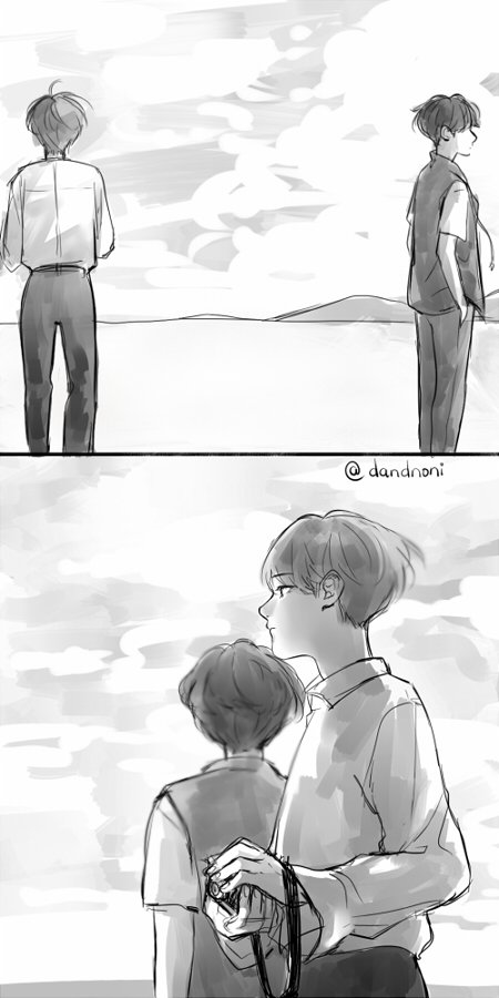_Taetae_Kim_'s tweet photo. This fanart made about KookV is wonderful ❤
#Vkook 🐯🐰 https://t.co/CGGgkxCx3E