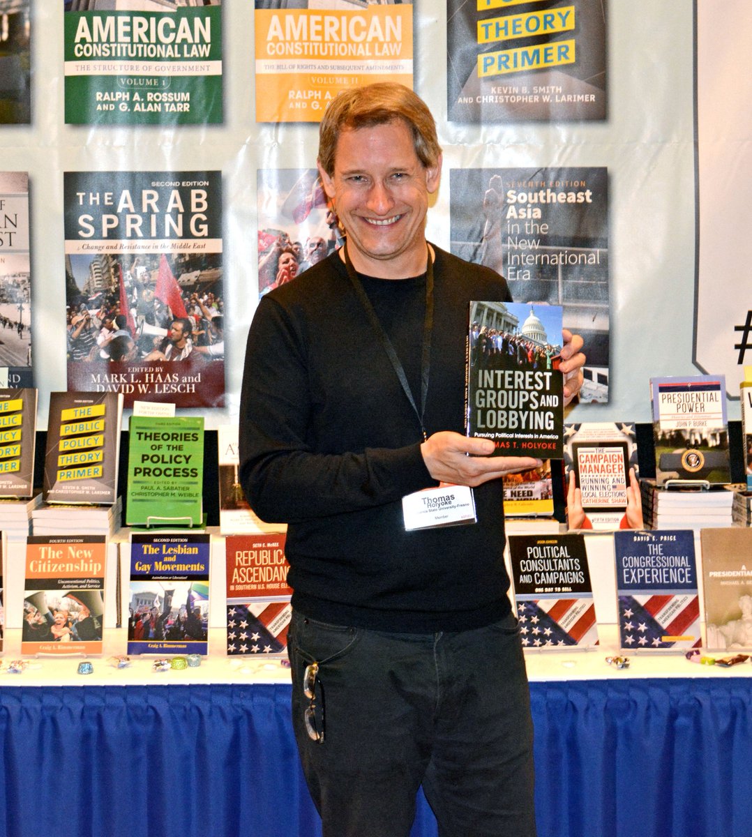 WestviewPress's tweet photo. Looking for an after-breakfast treat, #apsa2017? Join Thomas T. Holyoke for an Interest Groups and the Media panel! https://t.co/oljvKIV8eU https://t.co/eWWWroCC3U
