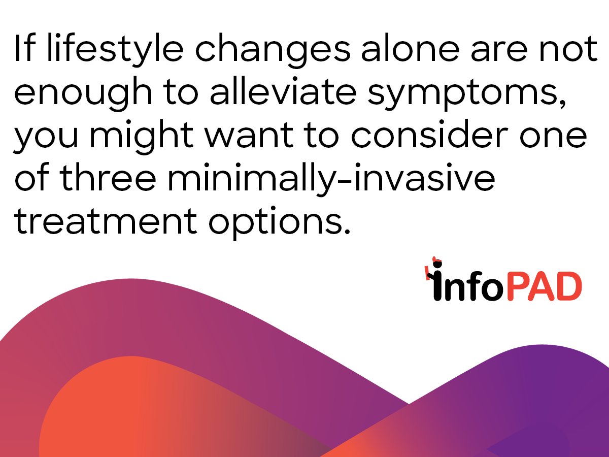 CTimage's tweet photo. If lifestyle changes alone are not enough to alleviate symptoms, consider minimally-invasive treatment options https://t.co/TNycMUvEsd https://t.co/98hLgUyUOG