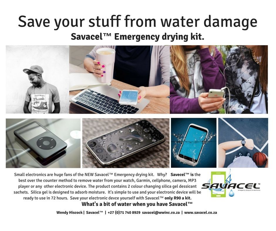 savacel's tweet photo. #Teenagers save your 'tech stuff' from water damage @savacel is the answer #emergencydryingkit https://t.co/f6OoL4Vtp1 https://t.co/N2wDhZyXkP