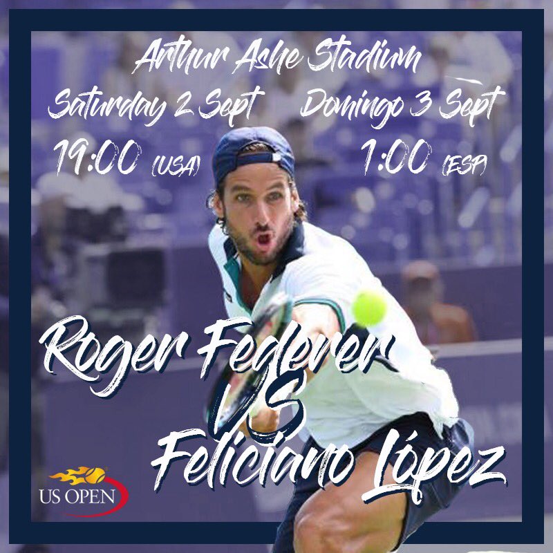 feliciano_lopez's tweet photo. Nuevo día, nuevo partido. A por todas! 🗽🎾/ New day, new match. Let's go!🗽🎾 #usopen https://t.co/S4JFYcMjOA