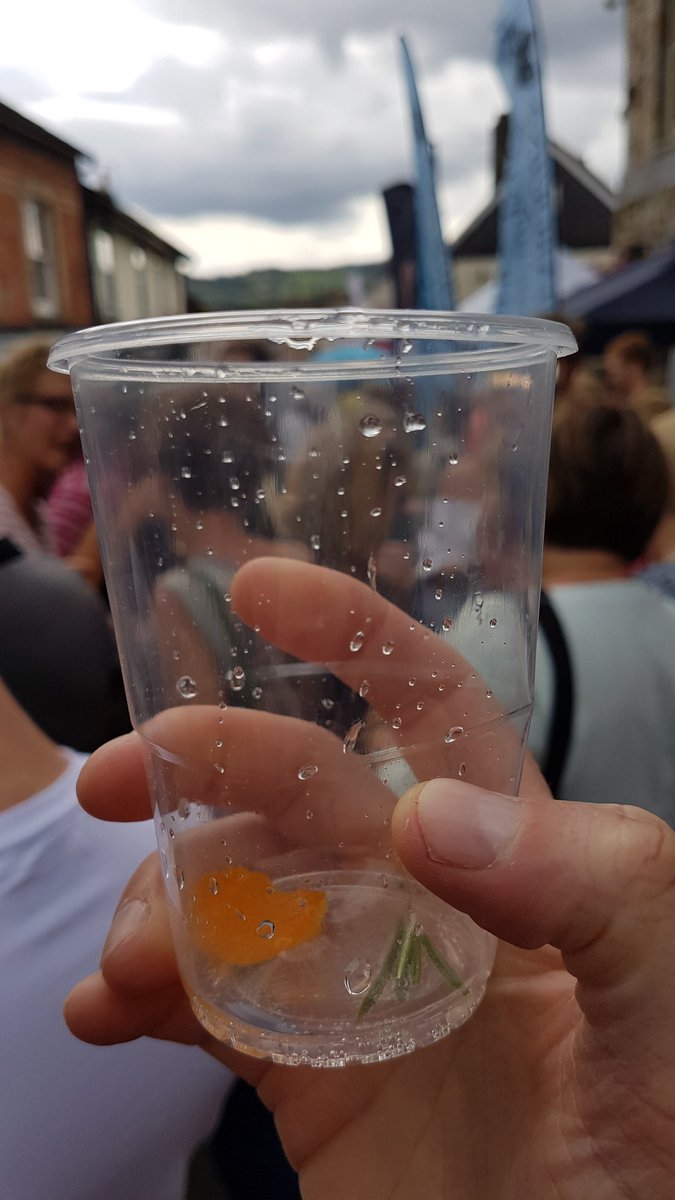 2/2 Great that <a href="/iscaales/">Isca Ales</a> using environmentally sound glassess <a href="/NourishFestival/">Nourish Festival</a> #BoveyTracey. Delighted to try some #Cornish #gin too!