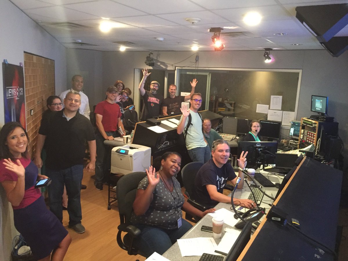 kgwpaul's tweet photo. 9:55 AM CST @KHOU North team inaugurates new home for broadcast excellence! @tegna @SallyKHOU11 #tegnanation #khou11 #khoustrong #woketeam https://t.co/wpN7Kk6uSt