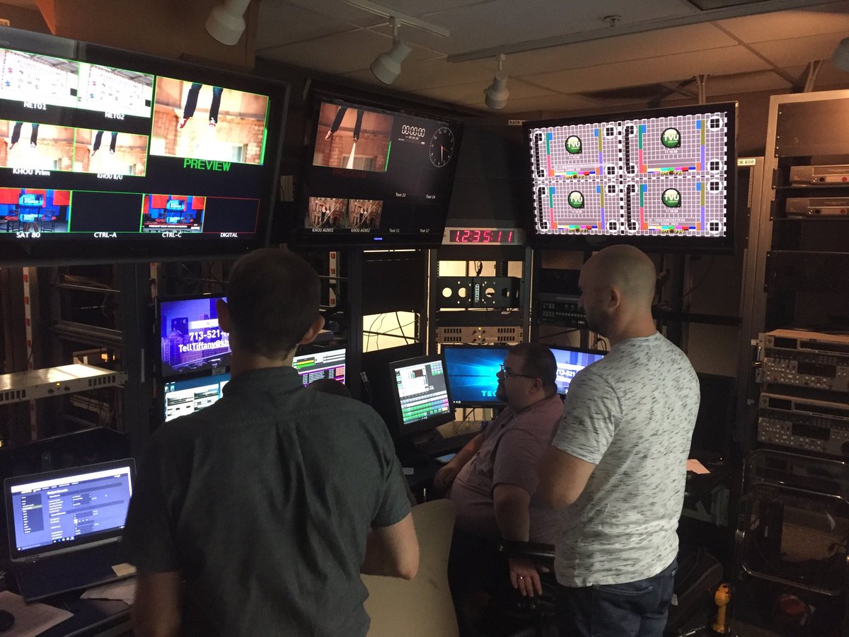 kgwpaul's tweet photo. 9:55 AM CST @KHOU North team inaugurates new home for broadcast excellence! @tegna @SallyKHOU11 #tegnanation #khou11 #khoustrong #woketeam https://t.co/wpN7Kk6uSt
