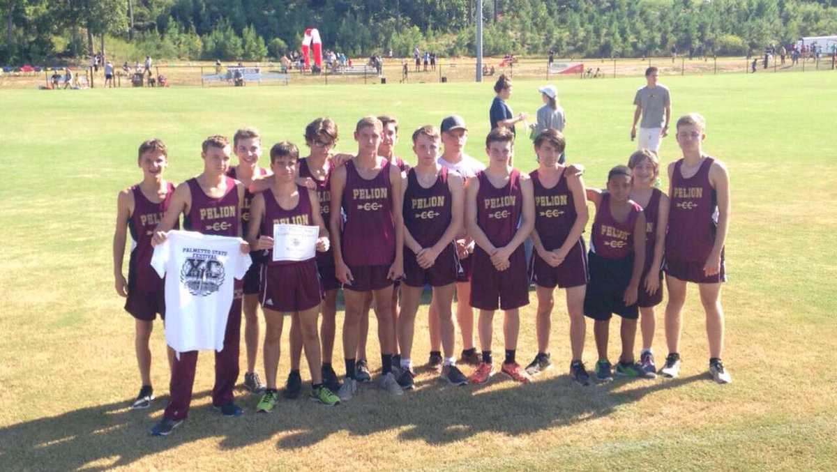 CoachWiles6's tweet photo. So proud to be a part of this Panther program! Good job today! #crosscountry #PelionPanthers https://t.co/TLnUmmUDcA