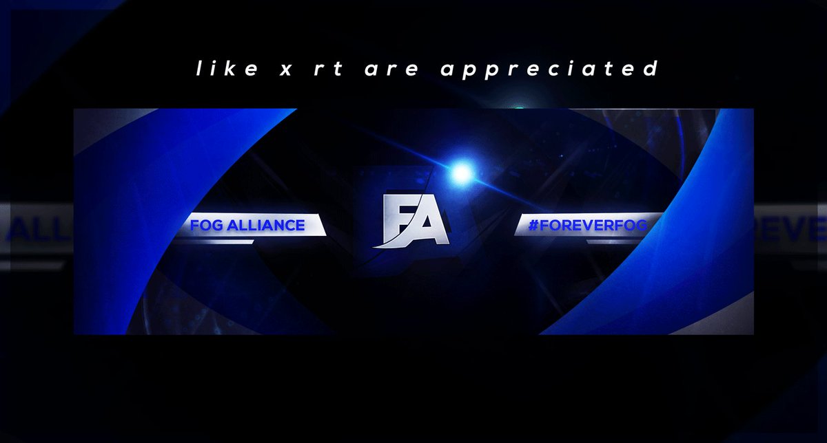 DipperPictures's tweet image. Header for @FogAlliance (still bad at esport designs :P).
Feedbacks are appreciated!

HQ: Private