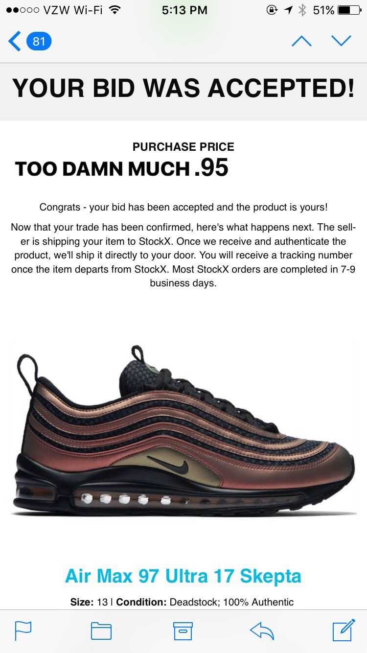 air max 97 skepta stockx