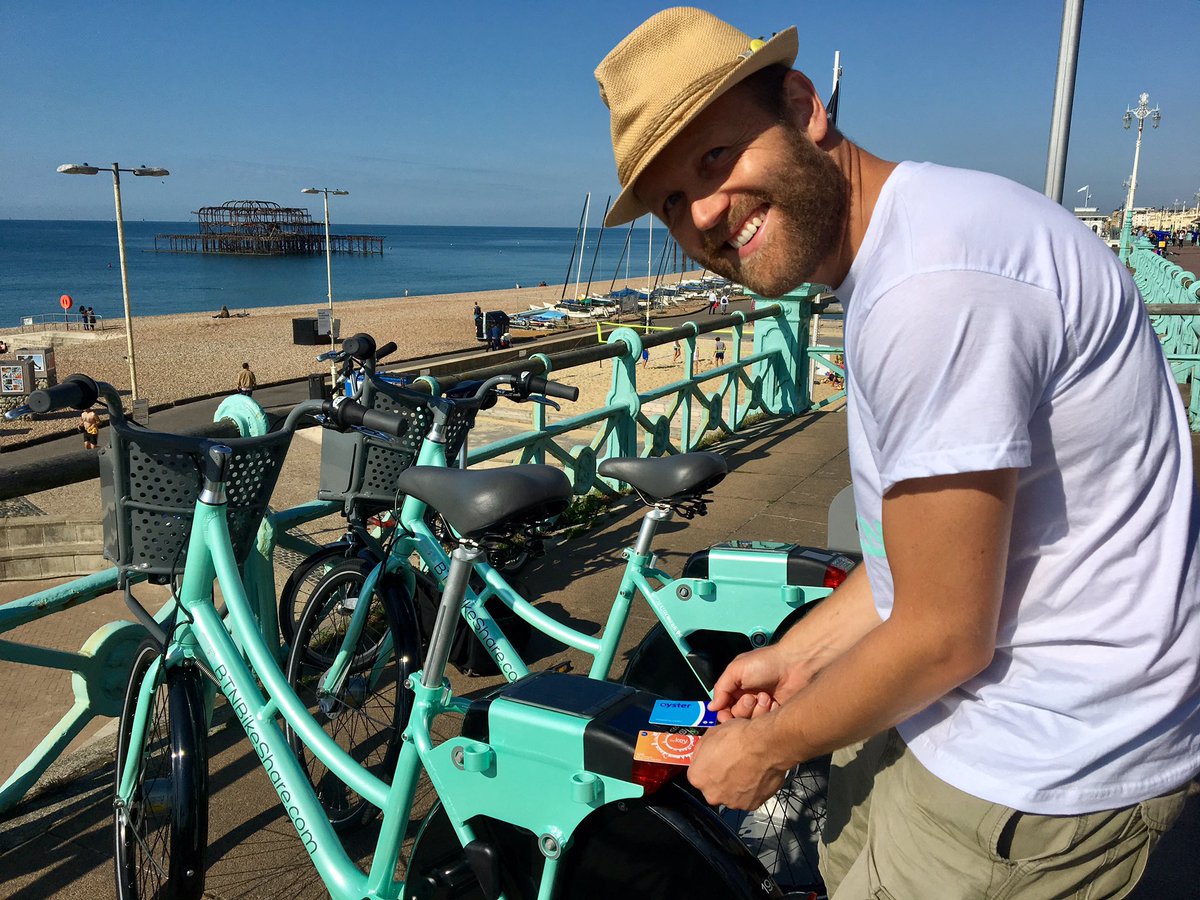 tomdruitt's tweet photo. Had a great day helping people get going on @BTNBikeShare's #Lifebikes today, one chap said it was the first time he'd ridden for 30 yrs 🚲😍 https://t.co/wRtEN7BHIr