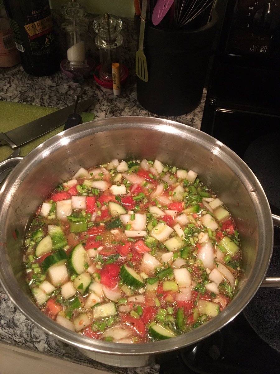 kmullaney4's tweet photo. Love my Gazpacho soup @TowerGarden #igrowmyownveggies https://t.co/9nO4hygqX1