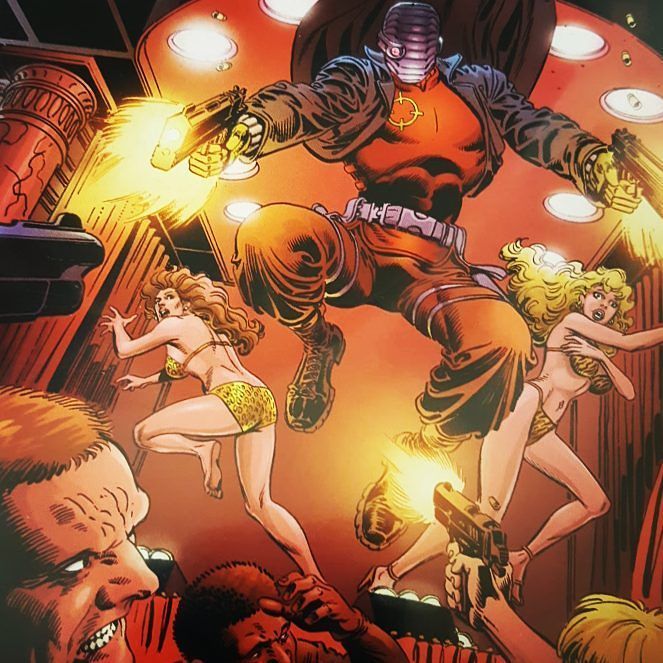 mutantmilecomic's tweet photo. For today's awesome cover, we have Deadshoot. From "Revenge is the Man called#, Part 2 of 5, from March 2005.

Ava… https://t.co/KmbYfUL4s5 https://t.co/g1J9nsri74