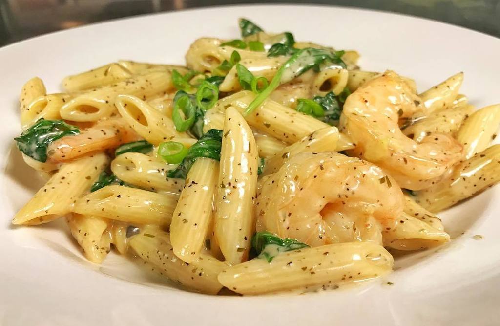 TwistedOakBandG's tweet photo. Daily Special: Shrimp Penne in a creamy, tarragon beer sauce with squash, zucchini, and spinach!!! Come get some!!… https://t.co/hm0Lf57lK8 https://t.co/J0hSV7YFMQ