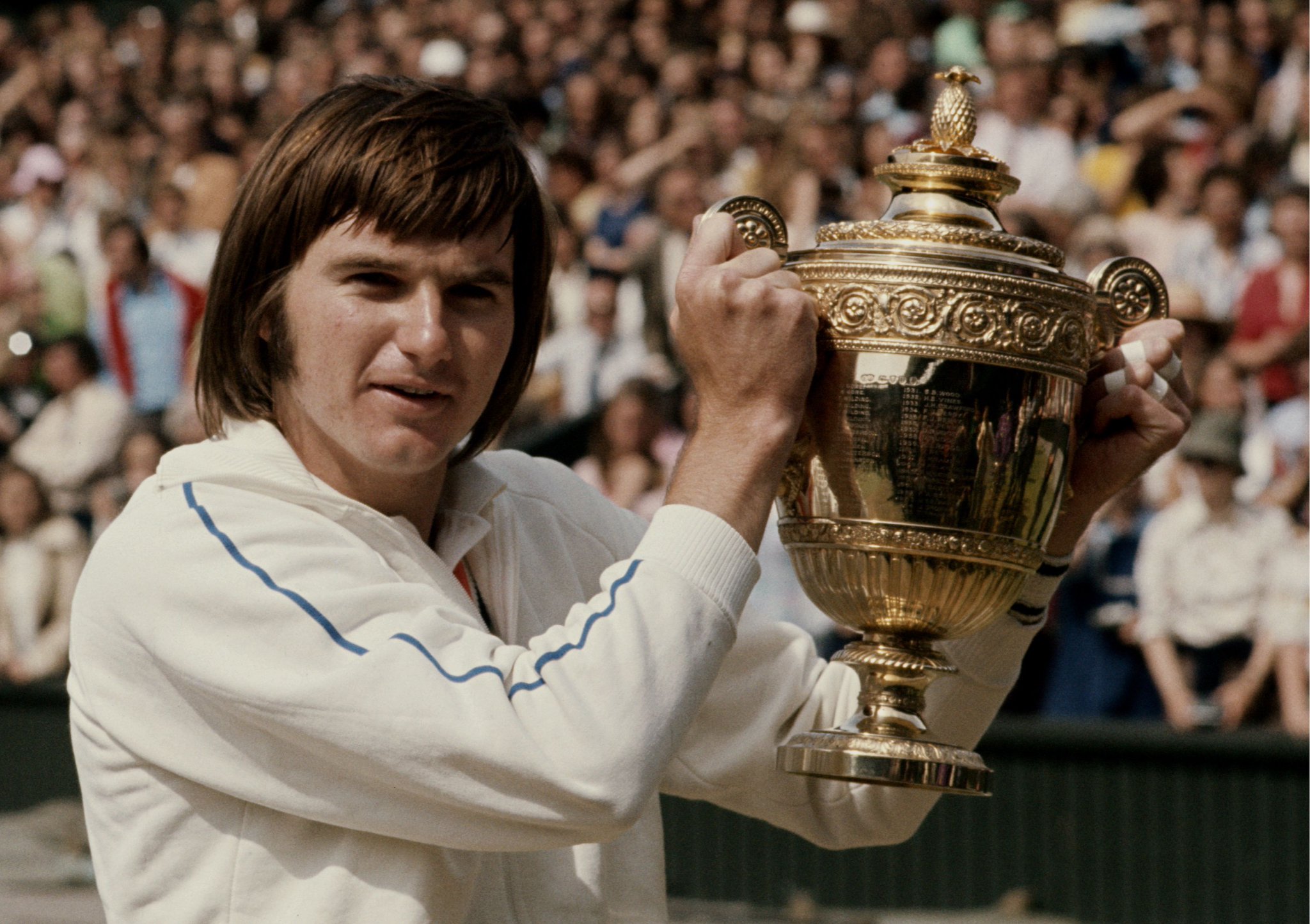 Happy 65th birthday to Jimmy Connors. Photo by Tony Duffy, 1974. 