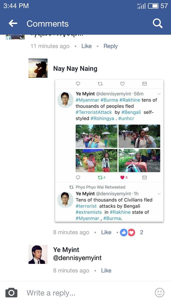 Win Myat Thu (@tunlintun1111) on Twitter photo 