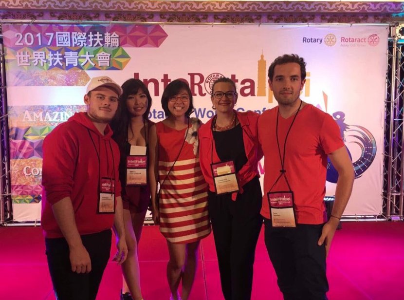 RACParisOuest's tweet photo. @RotaractFrance at the Welcome Party of #Interota2017 #InteroTaipei #Rotaract50 @rotaract ๐น๐ผ https://t.co/3qjUJB0Vdg