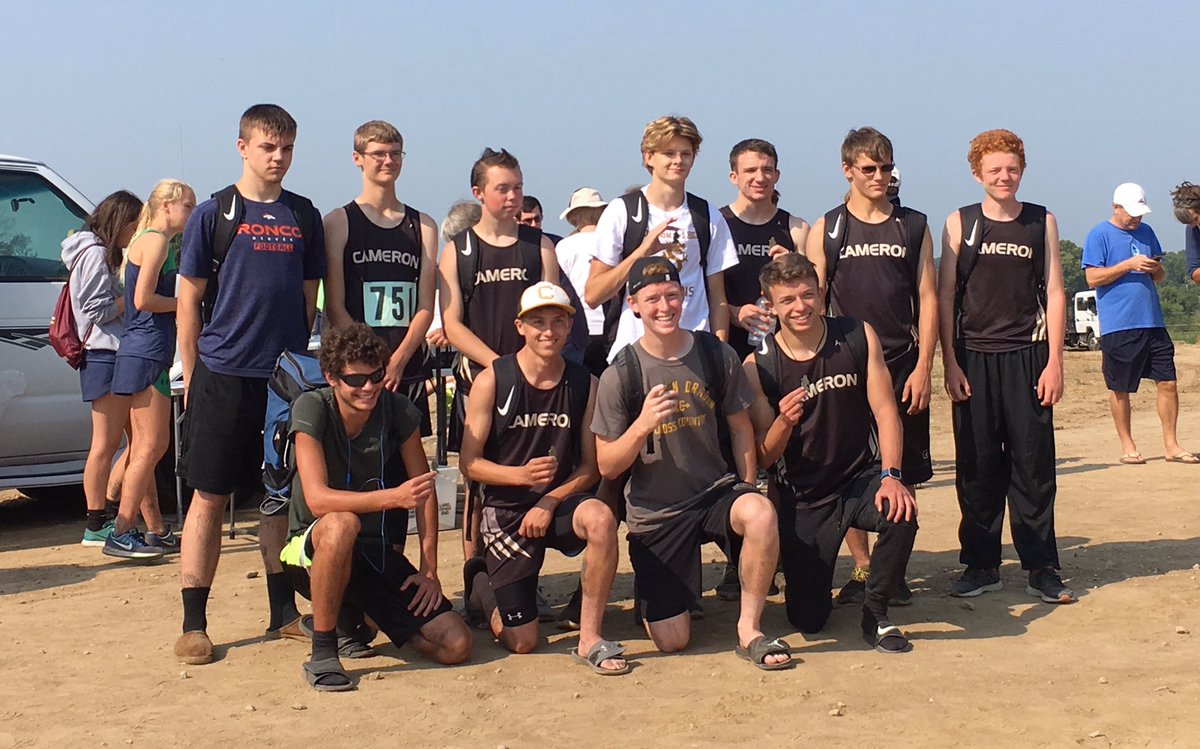 CHSDragonsTF's tweet photo. Team mens' champions at the 45th St. Mary's Invite: your Cameron Dragons! #rundragonsrun #bringinghomethegold https://t.co/7Gymd5r7H7