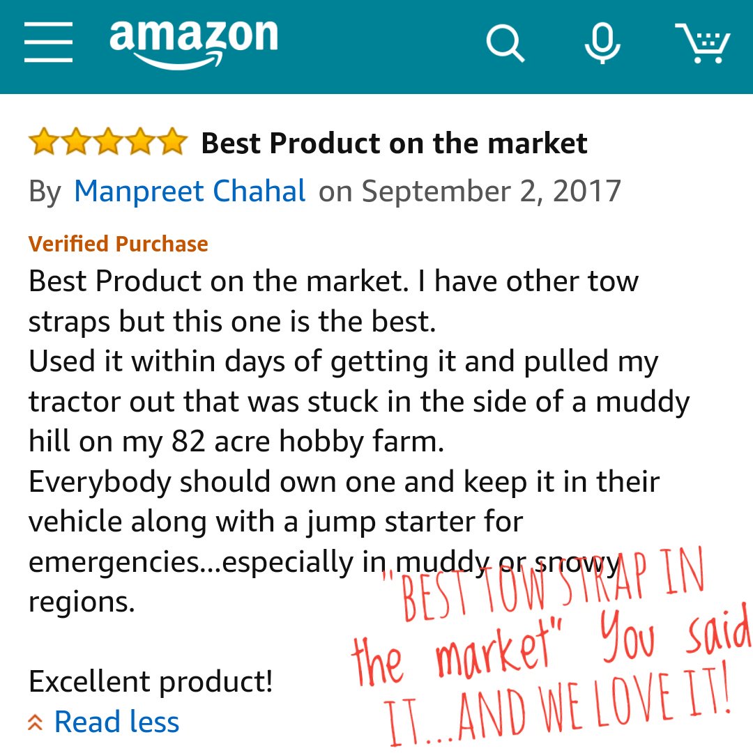 "Best product on the market"... we at #mylz2GO r so happy to see our passion bear fruit. #GoBuy.
#mylz2GOstrap #SaturdayMorning #jeeplife