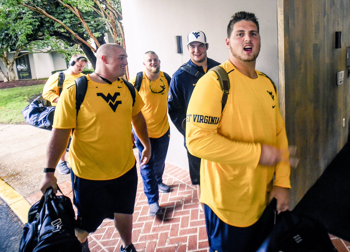 WVUfootball's tweet photo. The Mountaineers have arrived. A little more than 24 hours until kick! https://t.co/4iIXlQDv4m