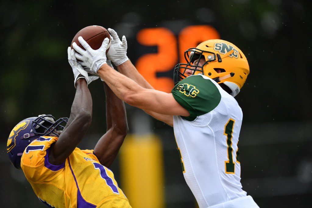 It's a battle between @UWSPfootball and SNC.   <a href="/UWSPAthletics/">UWSP Athletics</a>