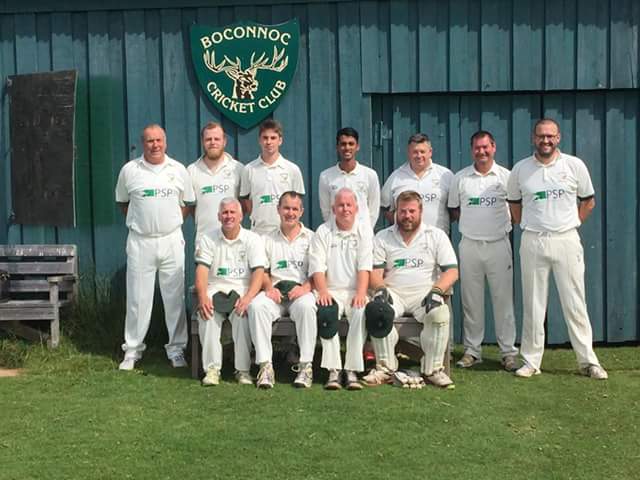 BoconnocCC's tweet photo. Today's 1st XI. Thanks to @PSPNewquay for their continued support #thebcc #cornwallcricket #pspinsurance https://t.co/WxC7NCguNi