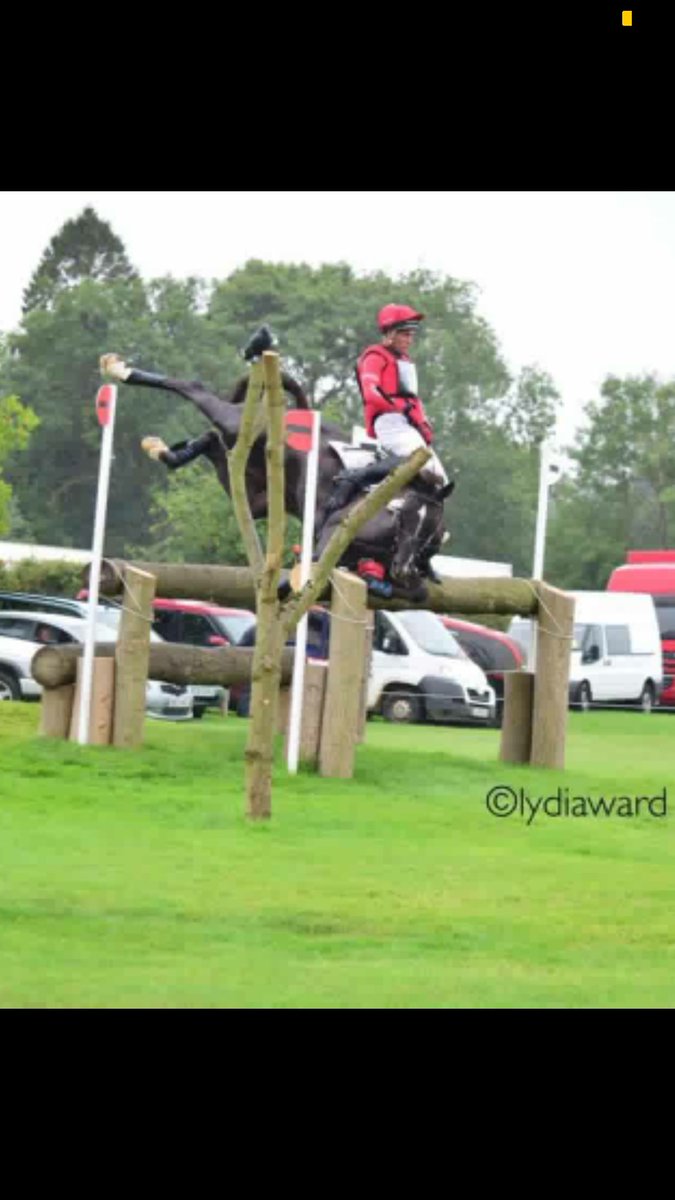 TapnerEventing's tweet photo. V happy with King today, solid form tho slow. Sorry to anyone who was offend by my crass self talk after this fence, but 1yr to make amends! https://t.co/K8V3iMOzkp