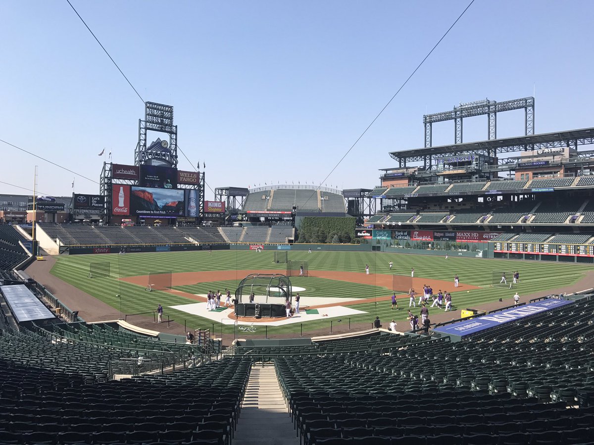 JohnSheatsley's tweet photo. @GoYardGoats @Rockies At dad's house for the TBS game tomorrow.Think they'll let me announce tonight?#keepitinthefamily https://t.co/stWD8x8ofR