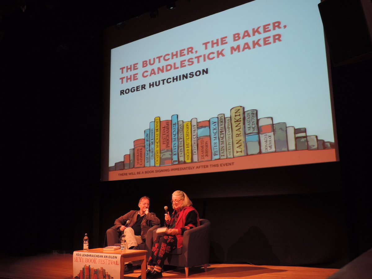 SkyeBookFest's tweet photo. Roger Hutchinson gave us a new perspective on the national census @SkyeBookFest https://t.co/5IcQcHv9Z0