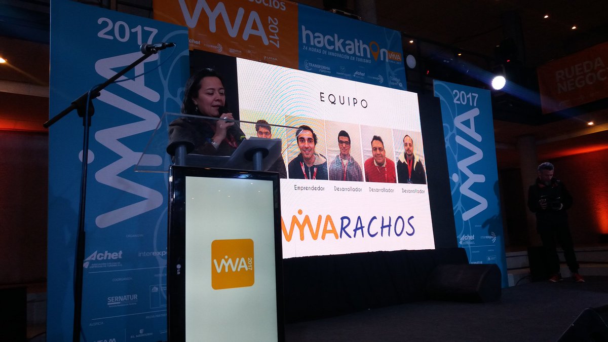 Sernatur's tweet photo. Estamos en la ronda de pitch en nuestra #HackathonVYVA, la primera de turismo.  Equipos presentan sus propuestas a los desafíos planteados. https://t.co/dYcy4PaGIa