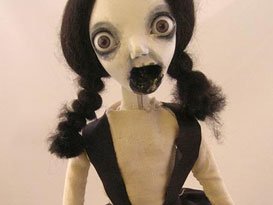 I want a doll like this to sleep with to scare the demons away.