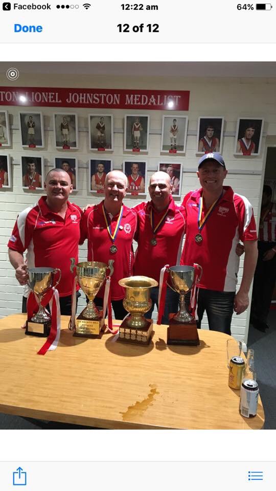 smoooth_one's tweet image. Very special day for our club, four flags. Proof that hard work, effort and belief pays off. Go Roos! #south #4flags #aflbrokenhill #winner