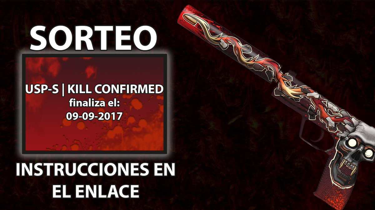 gatoluXo93's tweet photo. 🎁¡SORTEO!🎁
▶️ USP | Kill Confirmed (MW)
▶️ Instrucciones en: https://t.co/JaeHyHxIrw https://t.co/BBWASK8biP