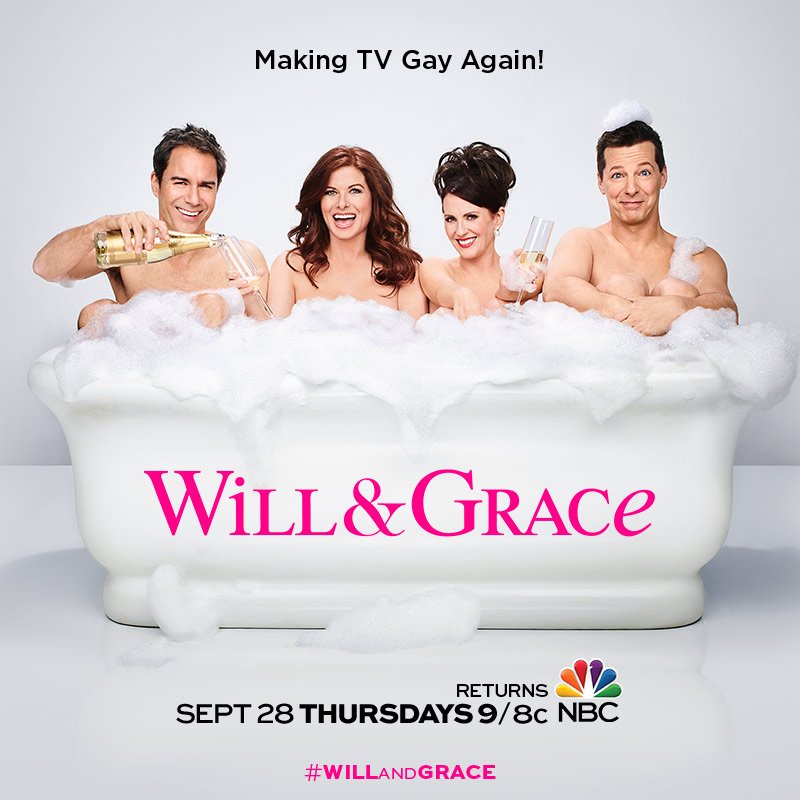 They're back, honey! Celebrate the return of <a href="/WillAndGrace/">Will & Grace</a> at Low Tea this weekend! Series premiere Thursday, 9/28 at 9/8c on @NBC.