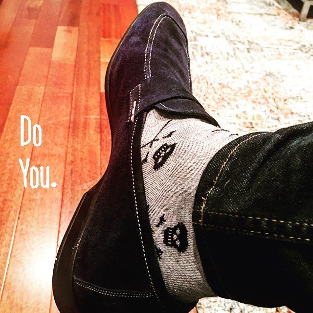 happier_better's tweet photo. Do you. Every other lane is taken. Make your own lane. #sockgame #skeletonsocks #bluesuedeshoes #personalbrandingf… https://t.co/F260BO4xdL https://t.co/9R98XSrwlo