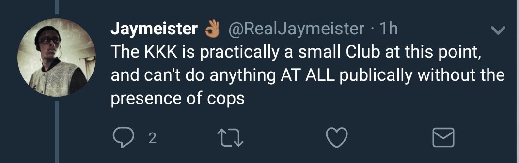 RealJaymeister's tweet image. I did mention them still existing. I was refering to the murders. This is why context and structure matters ;)  #Twitterformat