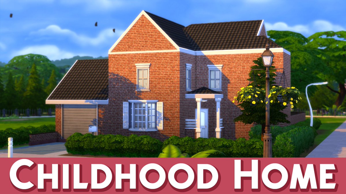 Here's my childhood home recreated in #TheSims4 as per <a href="/SimmerJonny/">SimmerJonny</a>'s tagging request. Why not give it a watch? youtu.be/LGGOmsDJVc4