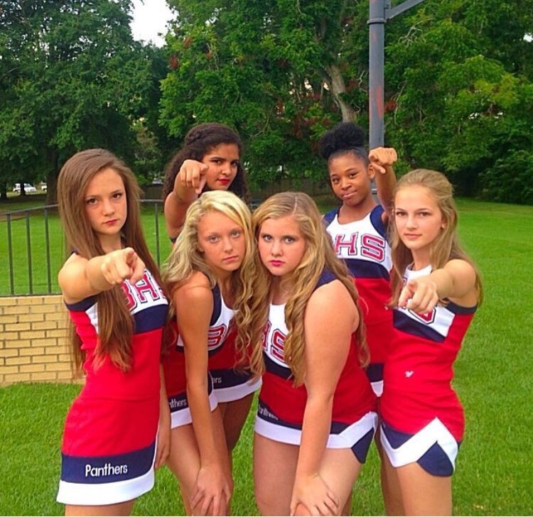 MadisyynWall's tweet photo. If you didn't get to see this remake then you missed out... 🤑‼️😈😍 #freshmantosenior #SEN18R #WAOB #OBCheer https://t.co/KiIsP2Tp1A