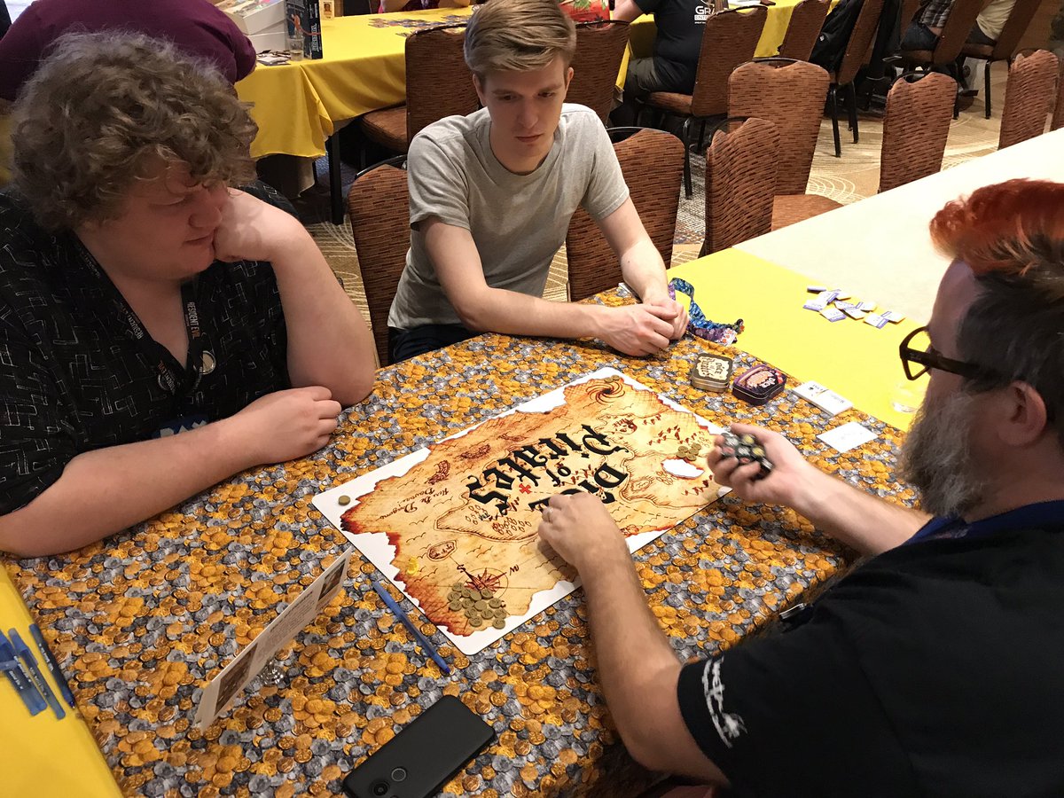 playtestNW's tweet photo. #PlaytestingAtPAX is going full steam at #HyattOlive8. Thanks to our sponsors @rttgamepub @BHGames @_dailymagic_ Come play with us! https://t.co/3epiIIfwvI