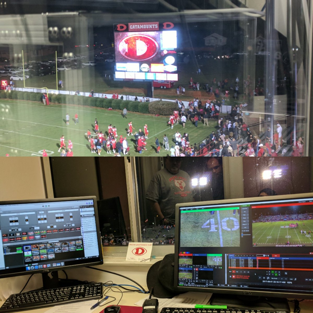 jdboreing's tweet photo. Took the video board at Harmon Field for its first outing last night. https://t.co/PAPxzdKKkF
