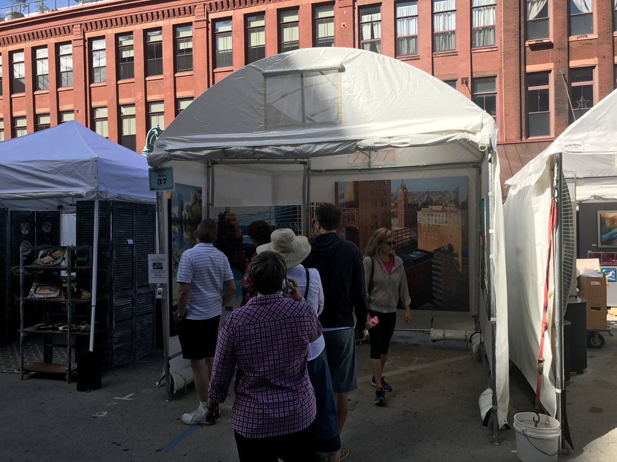 OilGallery's tweet photo. Come see new cityscapes at our Third Ward Art Fair digs, booth 37, 10-5 Sat-Sun. #perfectday https://t.co/1qrJwRWfjU